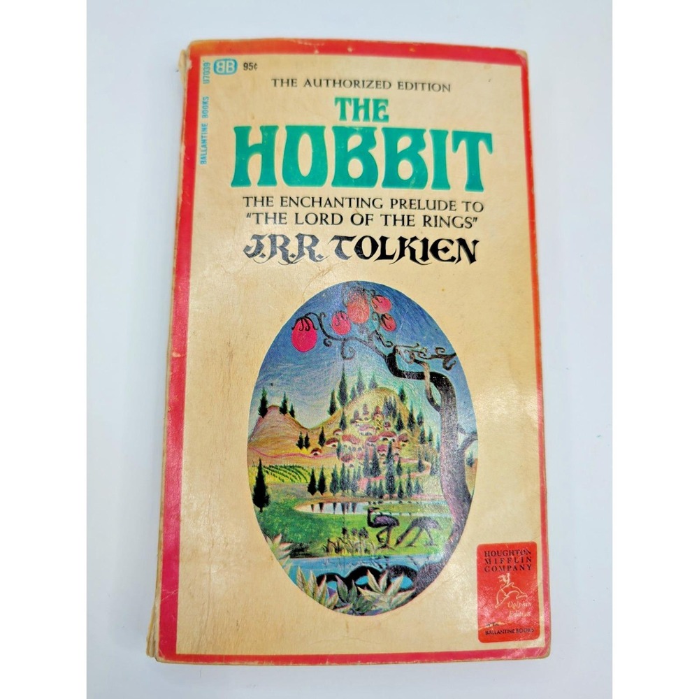 The Hobbit 1968 Ballantine Books Paperback J.R.R. Tolkien 16th Printing LOTR